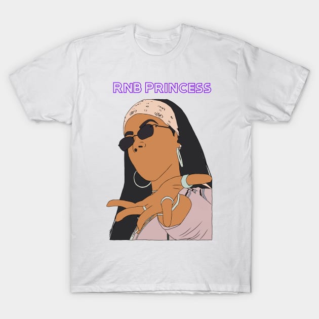 RnB Princess Aaliyah T-Shirt by ToughCookie98